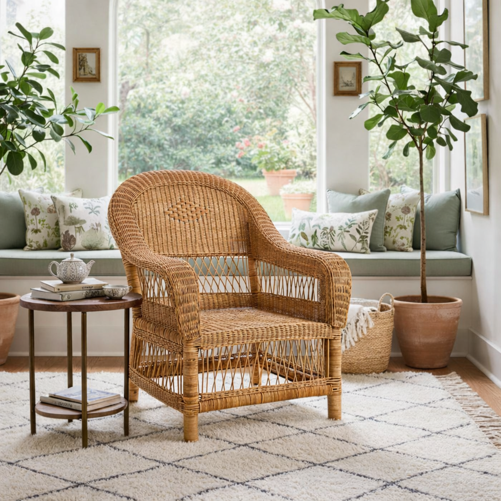 Classic Open Weave 1 Seater 1