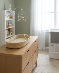 Baby Changing Basket with Handles 2